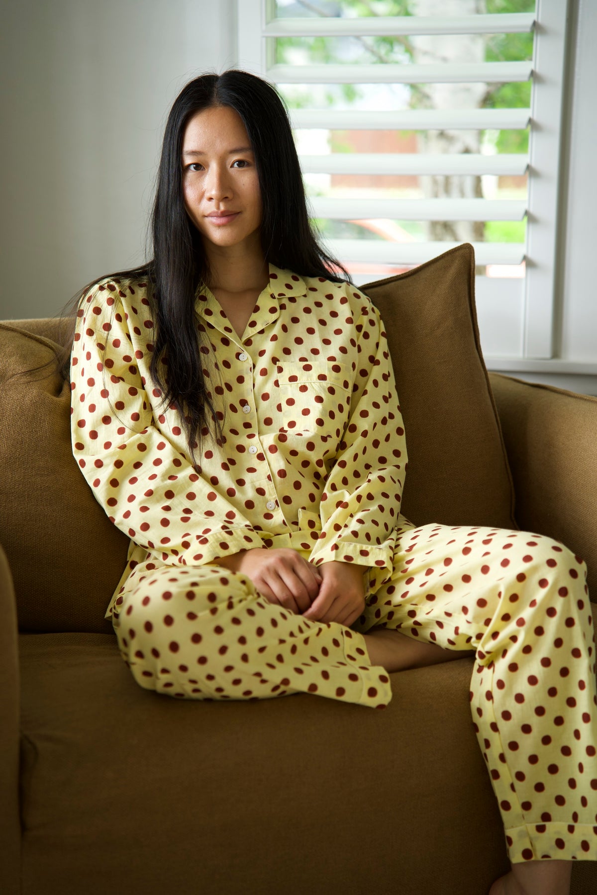 PYJAMAS | YELLOW POLKA DOT | LONG