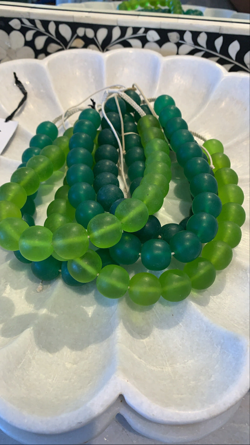 BE BOLD BEADED NECKLACE | LIME