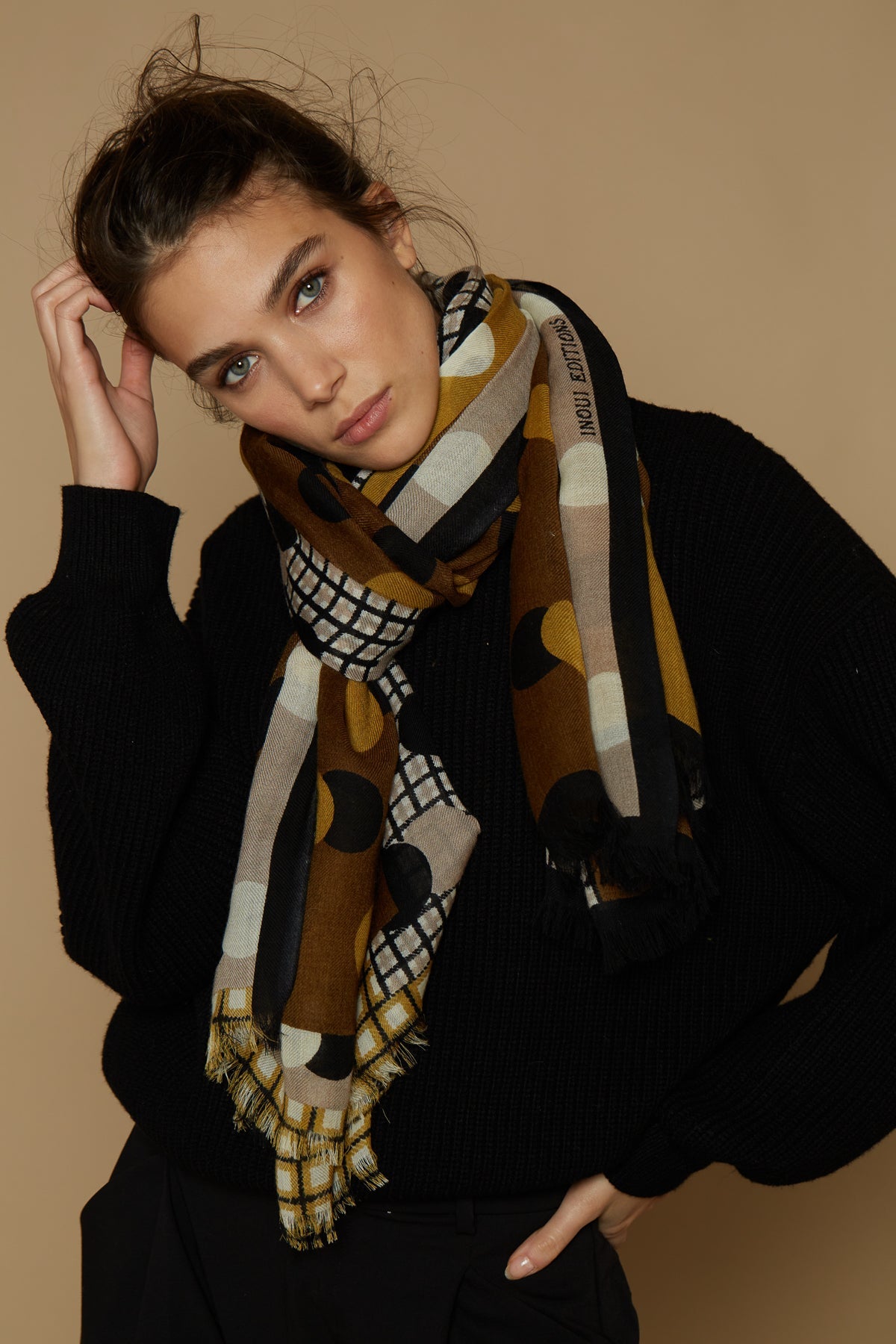 POIS Scarf- CAMEL by Inouï Editions